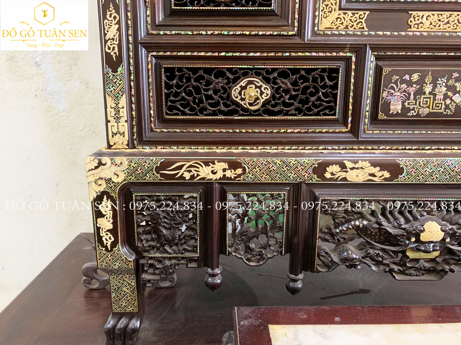 Thông tin chi tiết kích thước tủ thờ gỗ gụ